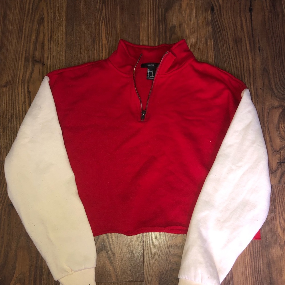 Forever21 half zip sweatshirt